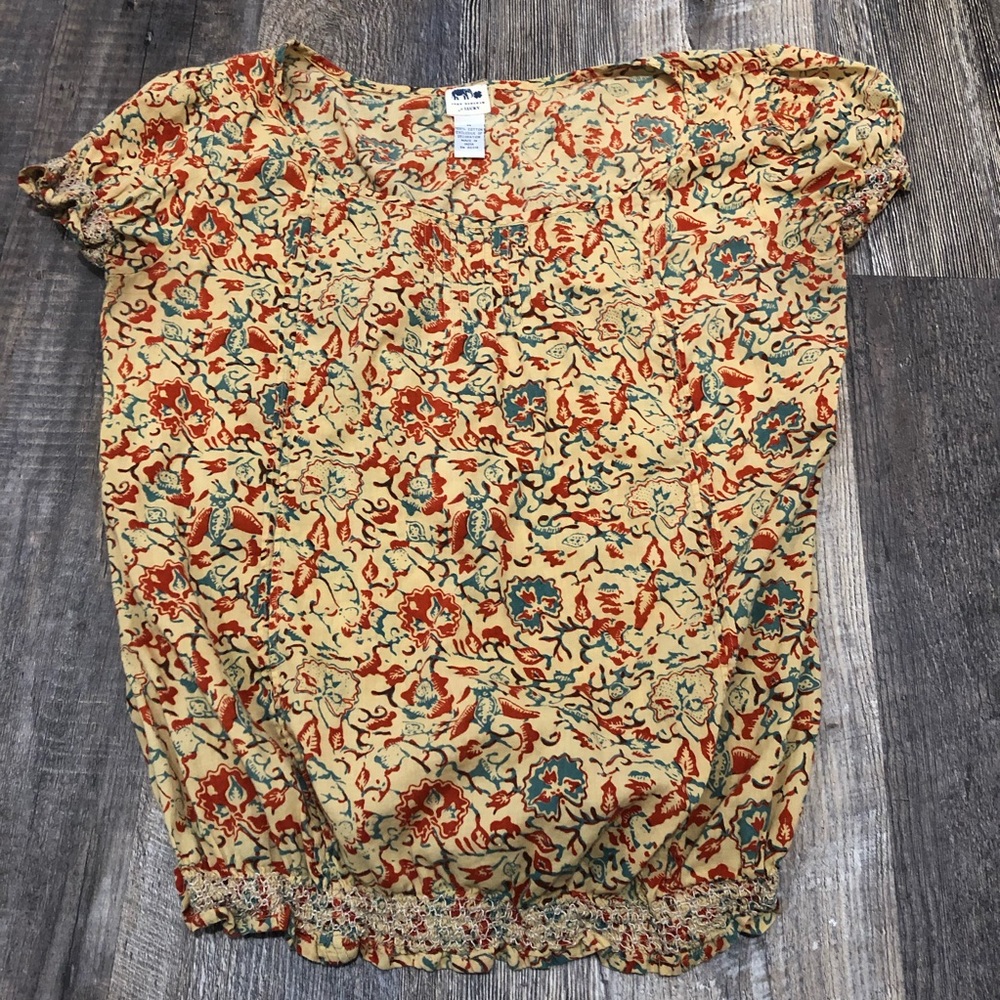 John Robshaw by Lucky Brand Boho Top